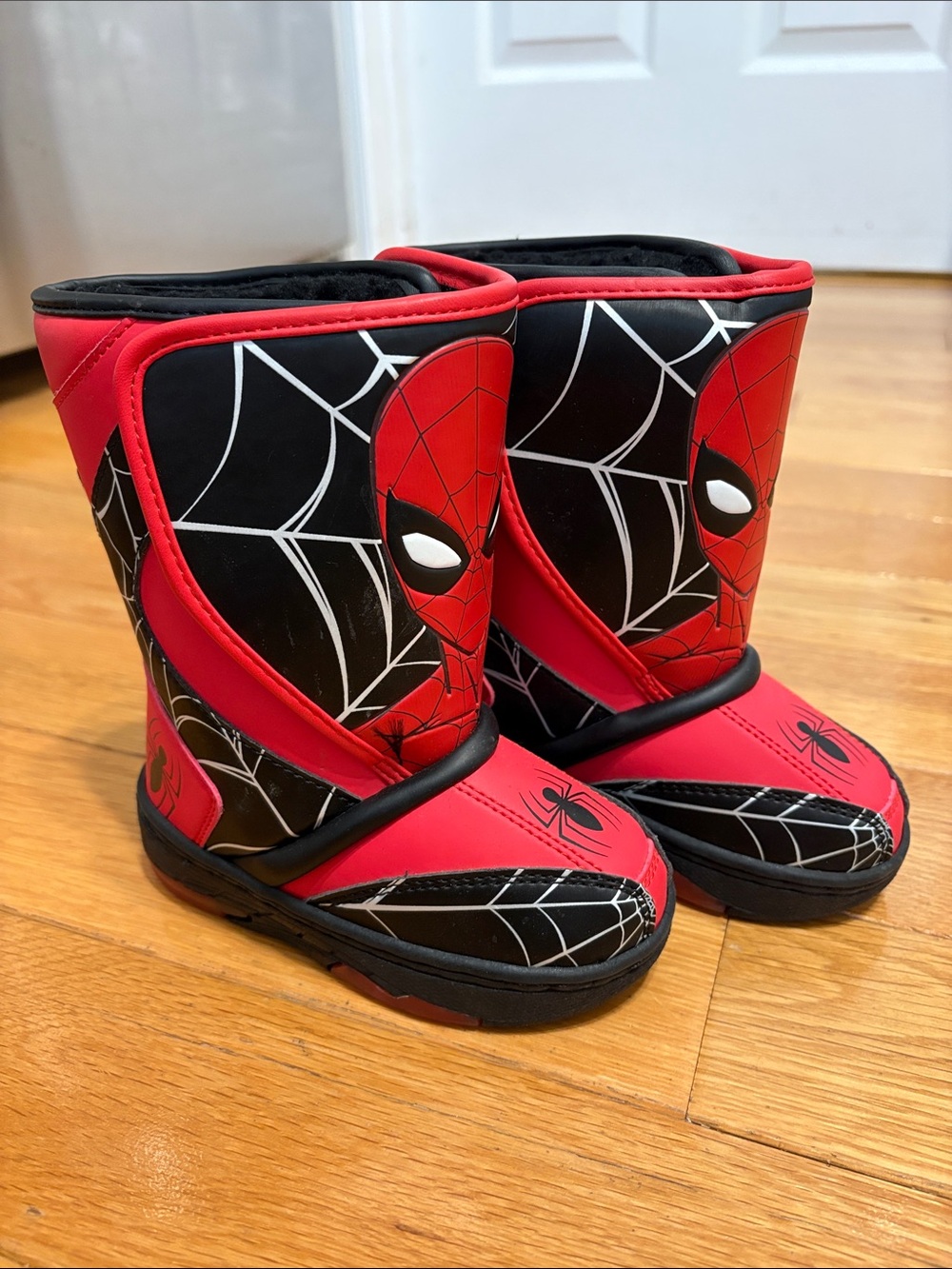 Spider-Man Boots Winter light up